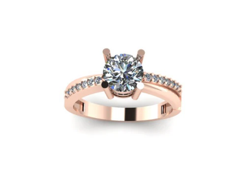 Solitair ring 3D Model