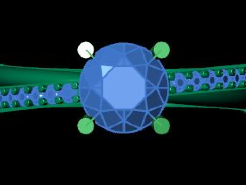 Solitair ring 3D मॉडल