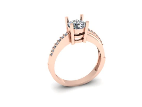 Solitair ring 3D Model