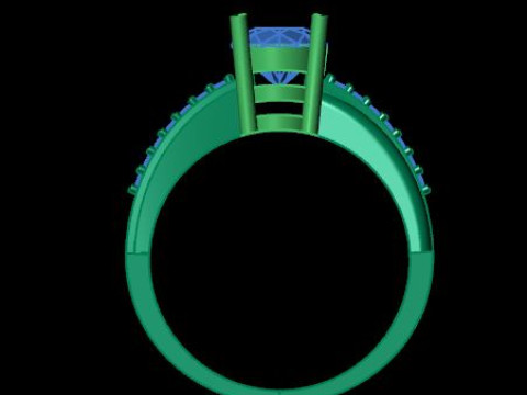 Solitair ring 3D मॉडल