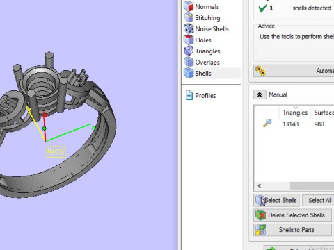 Engagement wedding ring 3D Model