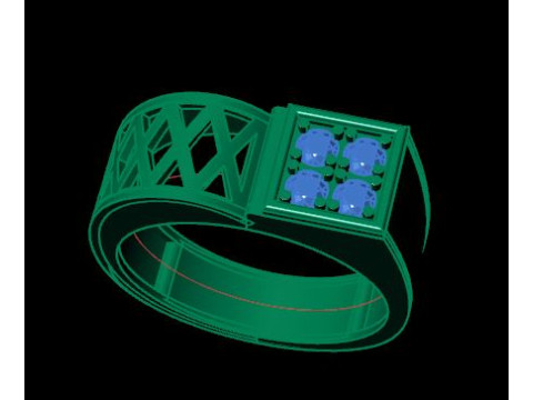 Man ring Modèle 3D