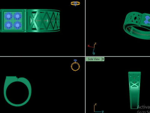 Man ring 3D Model