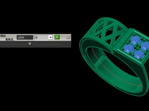 Man ring 3D Model