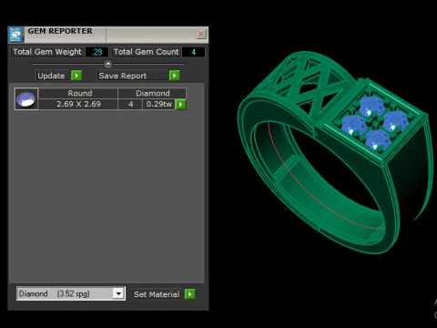 Man ring Modèle 3D