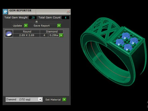Man ring 3D Model
