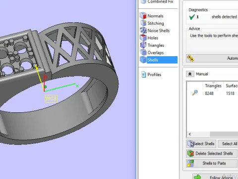 Man ring 3D Model