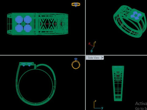 Man ring 3D Model