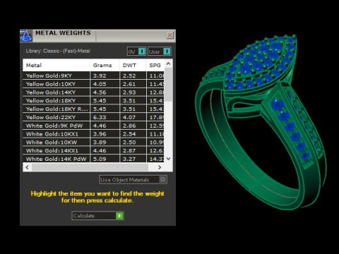 Diamond engagement ring 3d printable Modelo 3D