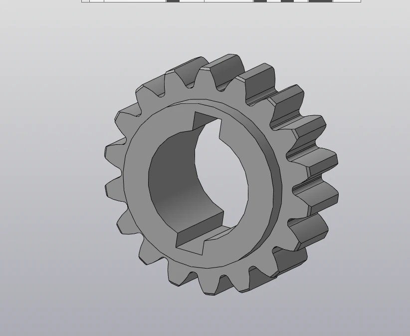 Gear wheel 3D Model .c4d .max .obj .3ds .fbx .stl .blend 
