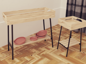 Stands collection 3D Model