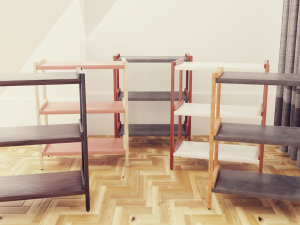 Stands collection 3D Model