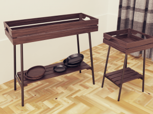 Stands collection 3D Model