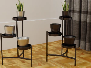 Plants pots collection vol 01 3D Model