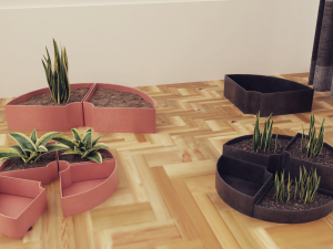 Plants pots collection vol 02 3D Model