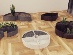 Plants pots collection vol 02 3D Model