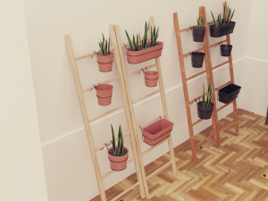 Plants Pots Collection Vol 03 3D Model