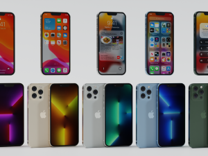 Iphone 13 mobile phone All versions Modelo 3D