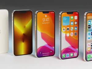 Iphone 13 mobile phone All versions 3D Model