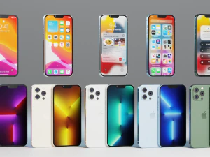 Iphone 13 mobile phone All versions 3D Model