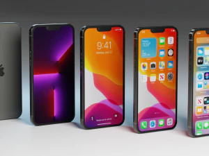 Iphone 13 mobile phone All versions 3D Model