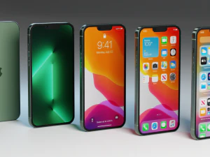 Iphone 13 mobile phone All versions 3D Model