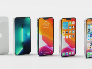 Iphone 13 mobile phone All versions 3D Model