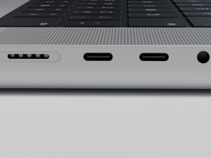 MacBook Pro 2022 with Power Adapter and Cable 3Dモデル