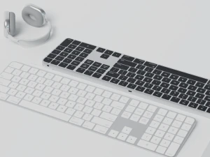 Mac mini 2022 with all accessories 3D Model