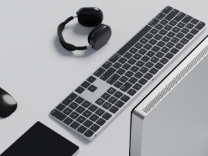 Mac mini 2022 with all accessories 3D Model