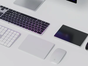 Mac mini 2022 with all accessories 3D Model