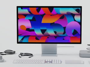 Mac mini 2022 with all accessories 3D Model