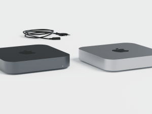 Mac mini 2022 with all accessories 3D Model