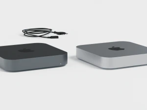 Mac mini 2022 with all accessories 3D Model