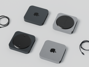 Mac mini 2022 with all accessories 3D Model