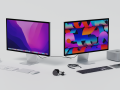 Mac Studio 2022 with all accessories 3D Models