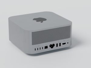 Mac Studio 2022 with all accessories 3D Model