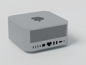 Mac Studio 2022 with all accessories 3D Model