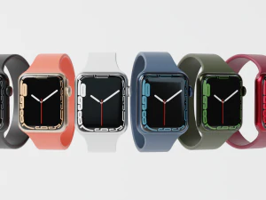 Apple watch collection all colors 3D Model