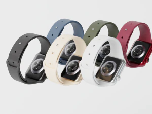 Apple watch collection all colors 3D Model