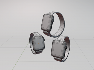 Apple watch collection all colors Model 3D