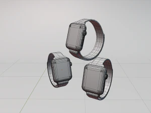 Apple watch collection all colors 3D Model