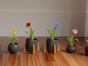 Collection of amaryllis flower Collection Plants Vol 02 3D-Modell
