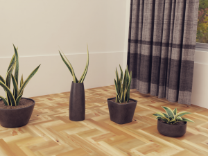 Plants pots collection vol 04 Modelo 3D