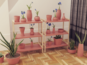 Plants pots collection vol 04 Modelo 3D