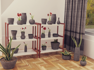 Plants pots collection vol 04 Modelo 3D