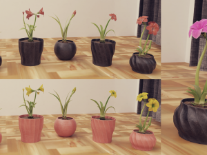 Plants pots collection vol 04 Modelo 3D