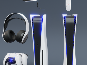 Playstation PS5 Collection 3D 模型