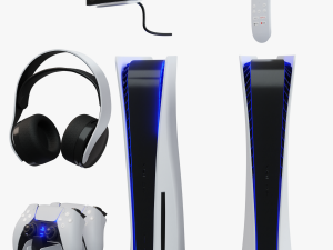 Playstation PS5 Collection 3D 模型