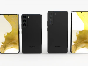 Samsung Galaxy S22 and S22 plus 3D Model